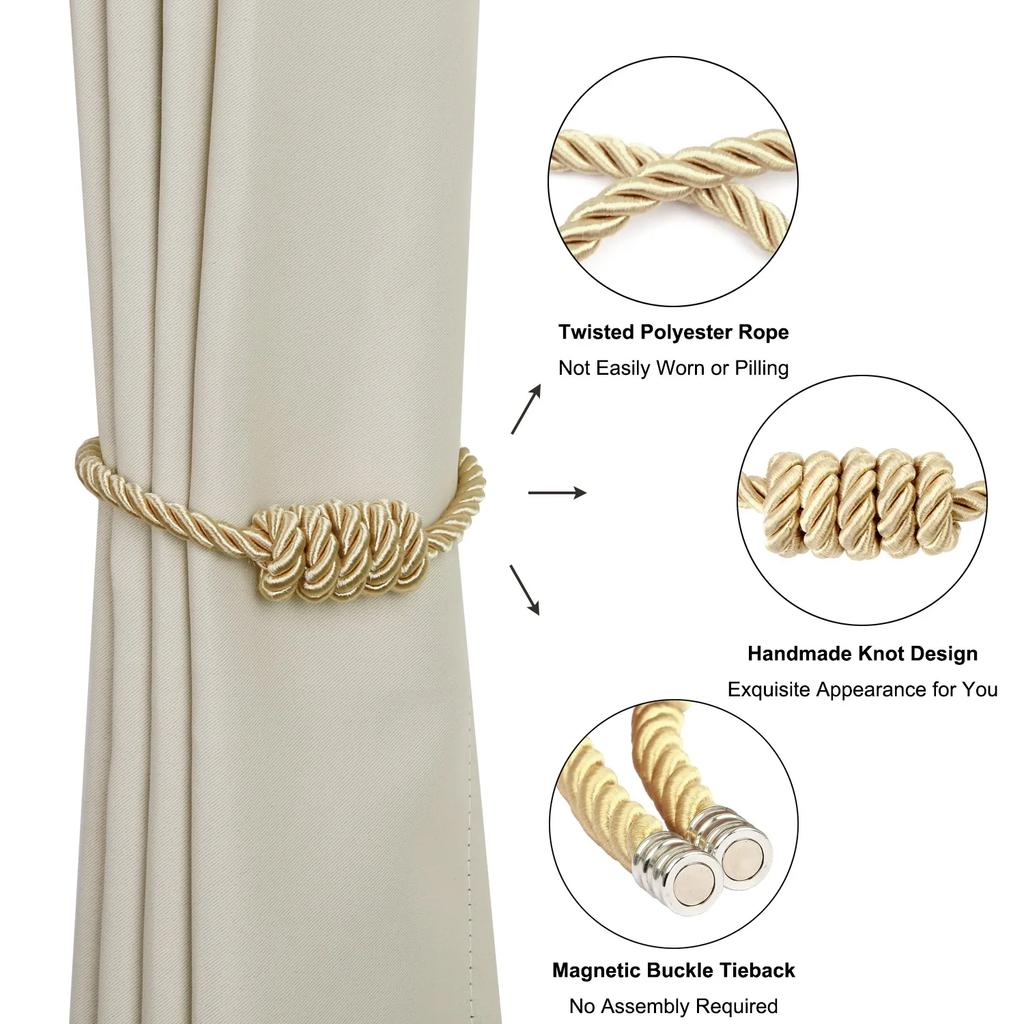1 Stück Vorhang Raffhalter Magnetische Vorhang Raffhalter Vorhanghalter Zubehör Dekorative Drapierung Raffhalter