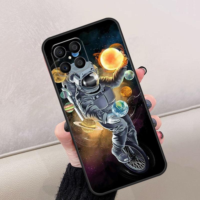Astronaut Sterne Weltraum Planeten Für Honor Magic 8 Pro 6 7 Lite Hülle Für Honor Win RT 400 200 50 70 90 X8c X8b X9a X9b X9c X9d
