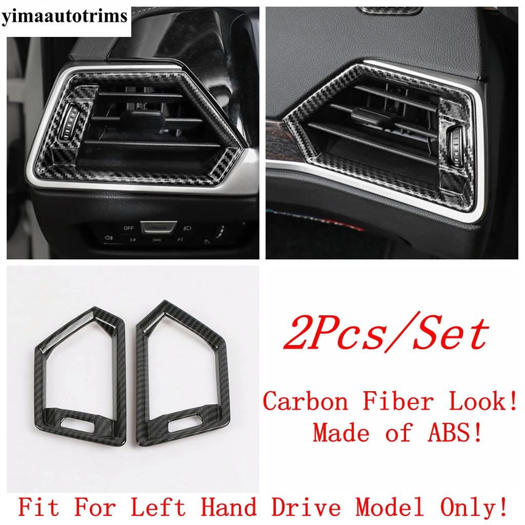 Head Lamp Handle Bowl Dashboard Gear Box Panel Cover Kit Trim ABS Carbon Fiber Look Accessories For BMW 3 Series G20  - 2024