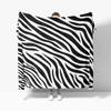 3D Zebra Stripe Pattern Flannel Blanket Warm Soft Comforter Throw Blankets Bedroom Room Decor