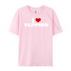 I Love Yapping I Heart Yapping Red Heart Funny Mens Clothing Plus Size Fashionable and Trendy High Quality HOLIDAYS