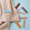 Cheriswelry 54pcs Microfiber Leather Labels 9 Color Rectangle Word Handmade & Love Cloth Labels Art Woven Tag Knitting Fashion Garment Sewing Label
