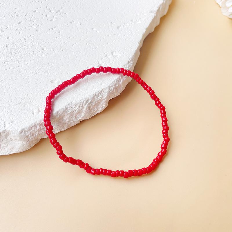 Bohemian Miyuki Seed Bead Colorful Handmade Elastic Anklet