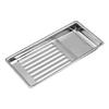 Salon Grade Nail Art Tool Disinfectings Tray Steel Build Spacious Interior Antisilp Base for Safe Sterilizations Tray