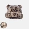 Imitation Fur Hat Ear Protection Winter Hats Women Warm Snow Ski Cap Faux Fox Fur Hat Teddy Bear Hat For Women Hooded Beanie