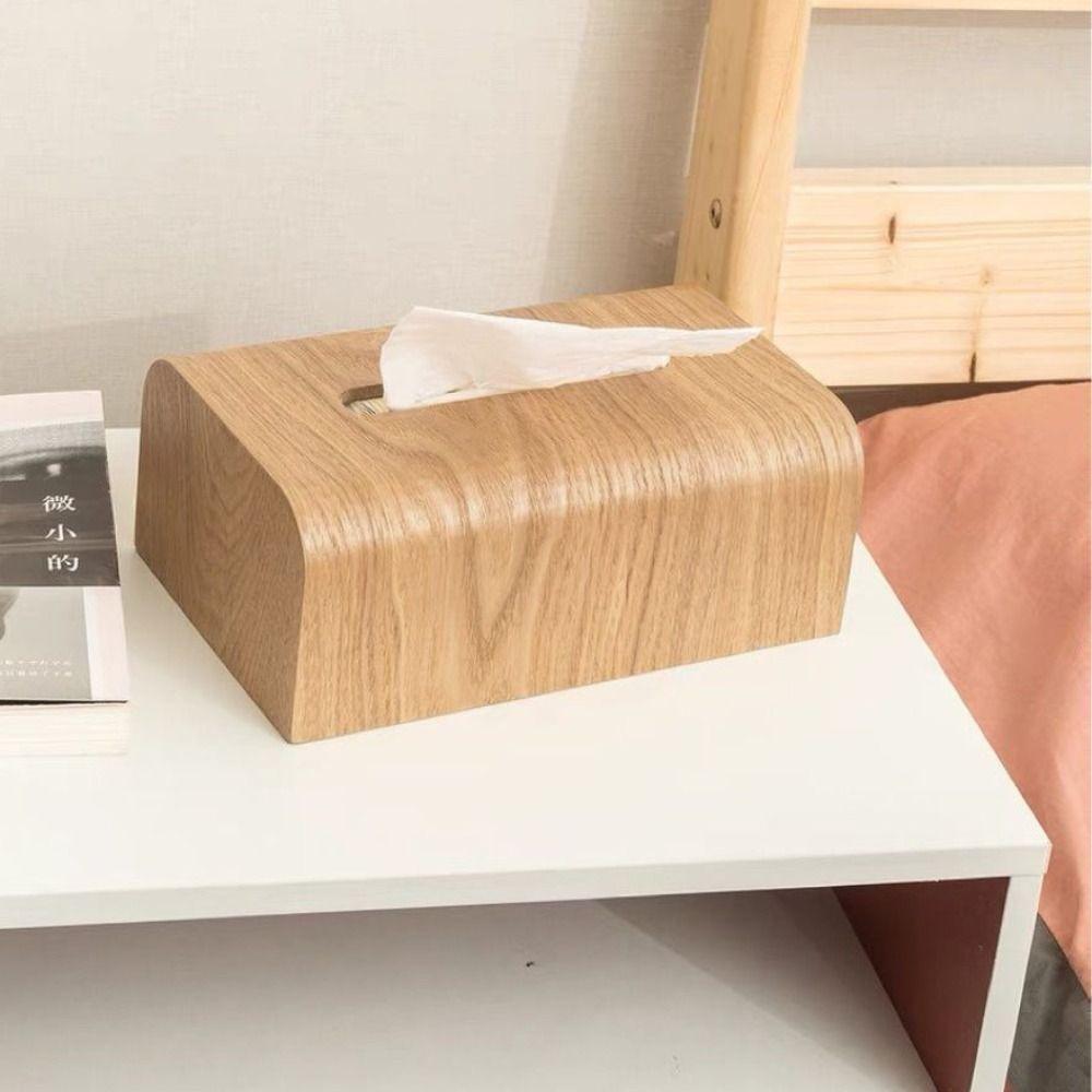 Drawer Design Solid Wood Tissue Box Nordic Style Tissue Holder Tissue Case  Living Room