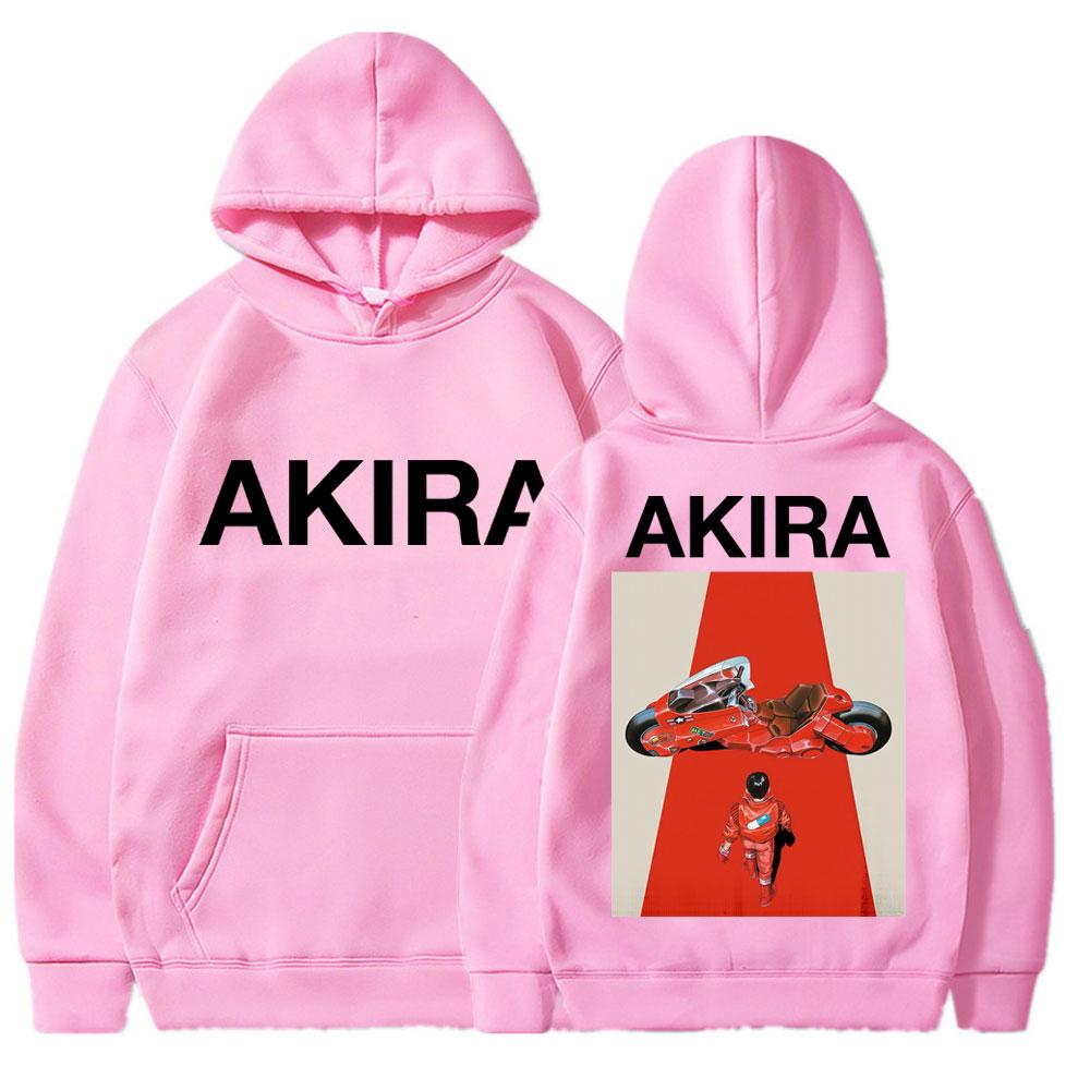 Anime Neo Tokyo Akira Hoodie Vintage Manga Movie Science Fiction Shotaro Kaneda Manga Long Sleeve Men's Loose