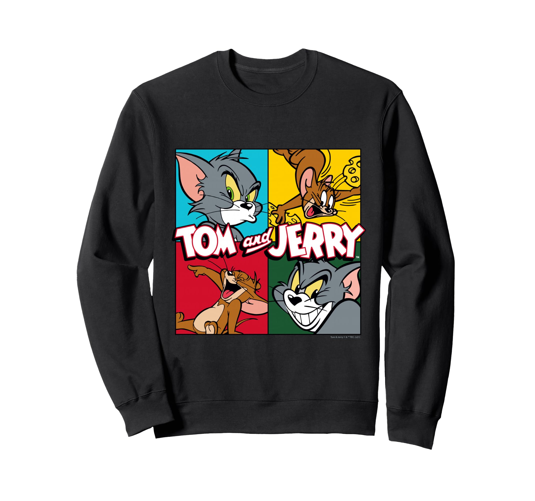 

Tom and Jerry Four Square T-shirt sweatshirt