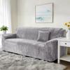 1pc Plush Sofa Covers Stretch Velvet Couch Covers Living Room Furniture Protector Home Decor With Non Slip Elastic Bottom
