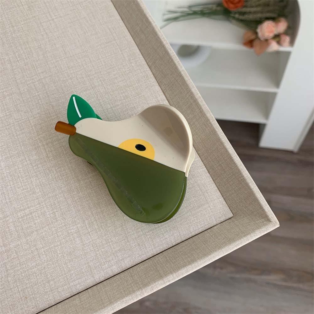 Waterproof Acetic Acid Hair Claw Korean Style Acrylic Hair Accessories Fruit Shark Clip Summer