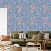 Iridescent glitter wallpaper in blue, purple and gray 50x1000