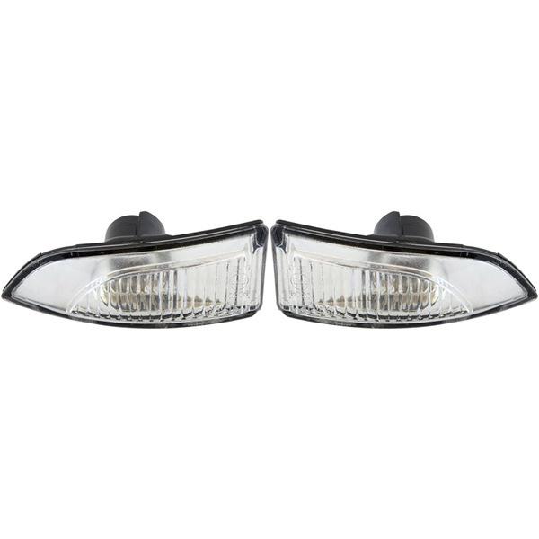 Pair of Rearview Mirror Turn Signals for Renault Megane III (261650002R, 261656470R)