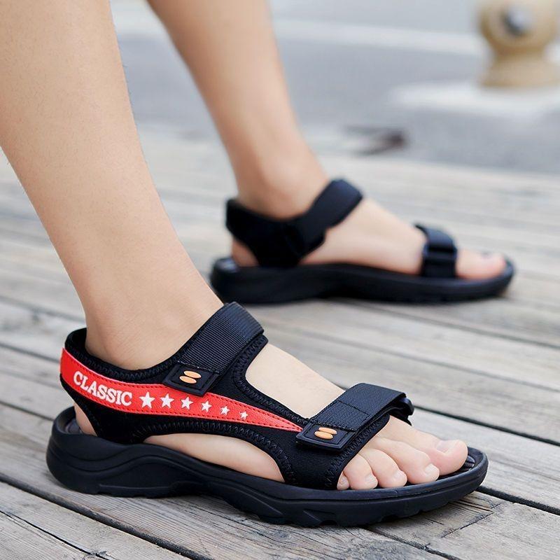Sandals New Summer Ins Tide Sandals Outdoor Non-slip Couple Deodorant Beach Shoes