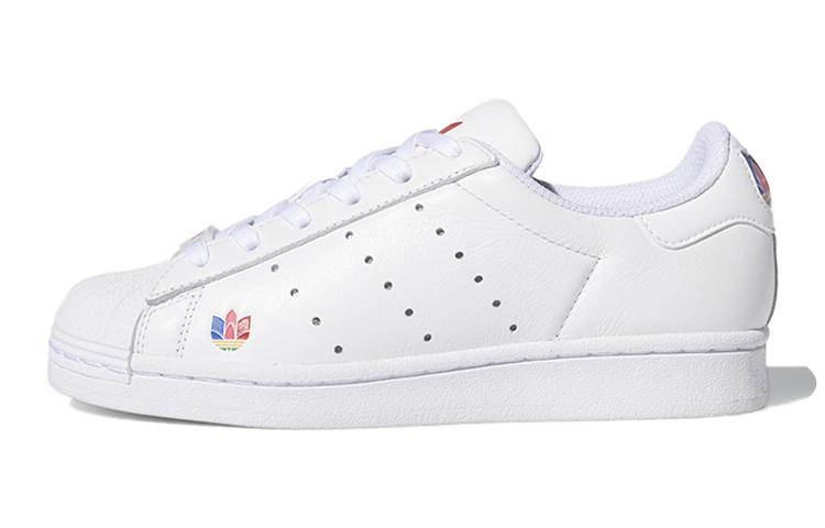 

Adidas Originals Superstar Collection Pure J Breathable Low top Kids Skateboarding Shoes White Teenagers FZ2211 37⅓