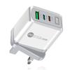 58W Multi-Standard Fast Charger with USB and 2PD for EU/US/UK/KR/AU