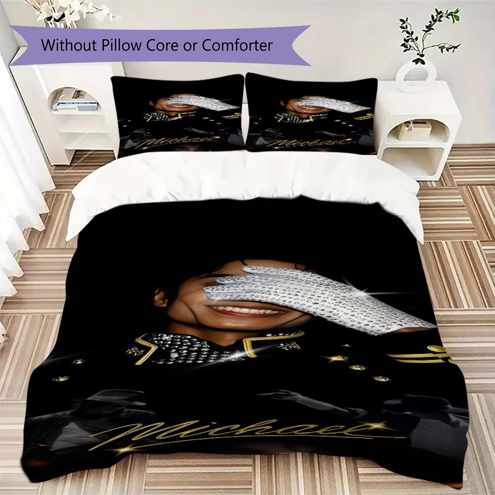 Michael Jackson Pop Bedding Without Core 1 Duvet Cover 2 Pillowcase Without Core Soft And Comfortable Bedding Set Duvet Cover And Pillowcase