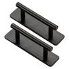 Strong Adhesive Plastic Door Pulls Smooth Grip Design Rustproof Easy To Clean Door Handles for Aluminum Wood Glass Door