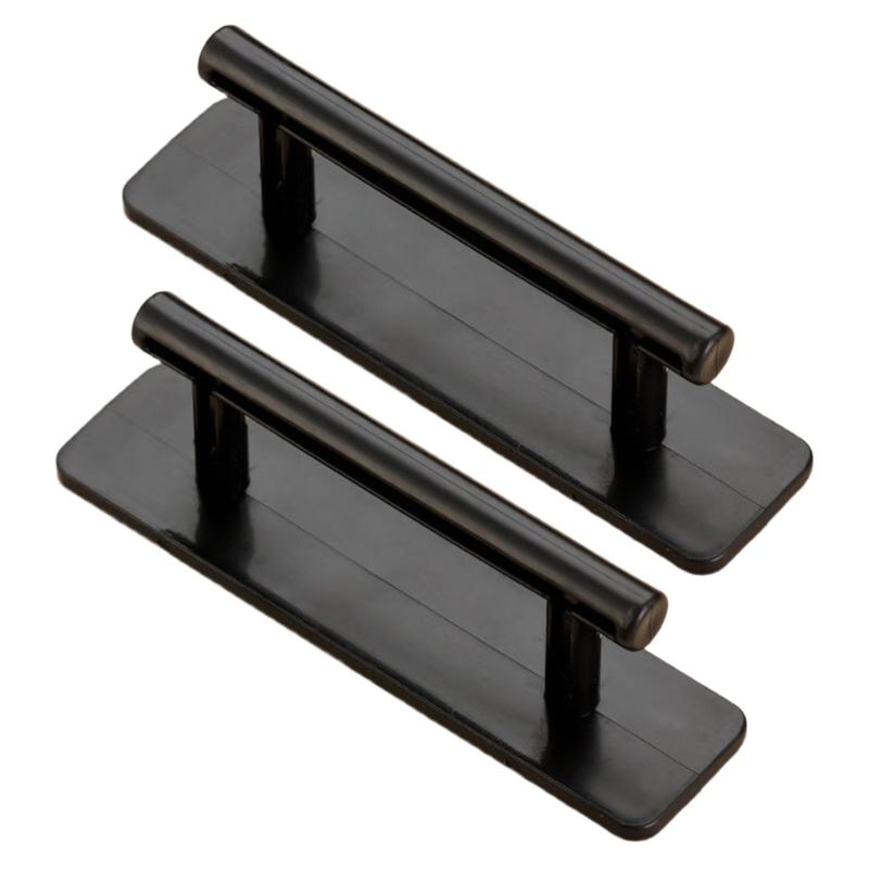 Strong Adhesive Plastic Door Pulls Smooth Grip Design Rustproof Easy To Clean Door Handles for Aluminum Wood Glass Door
