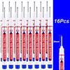 100/8/4Pcs/Set 20mm Deep Hole Long Nib Head Markers For Metal Perforating Pen Waterproof Woodworking Decoration Multi-Purpose