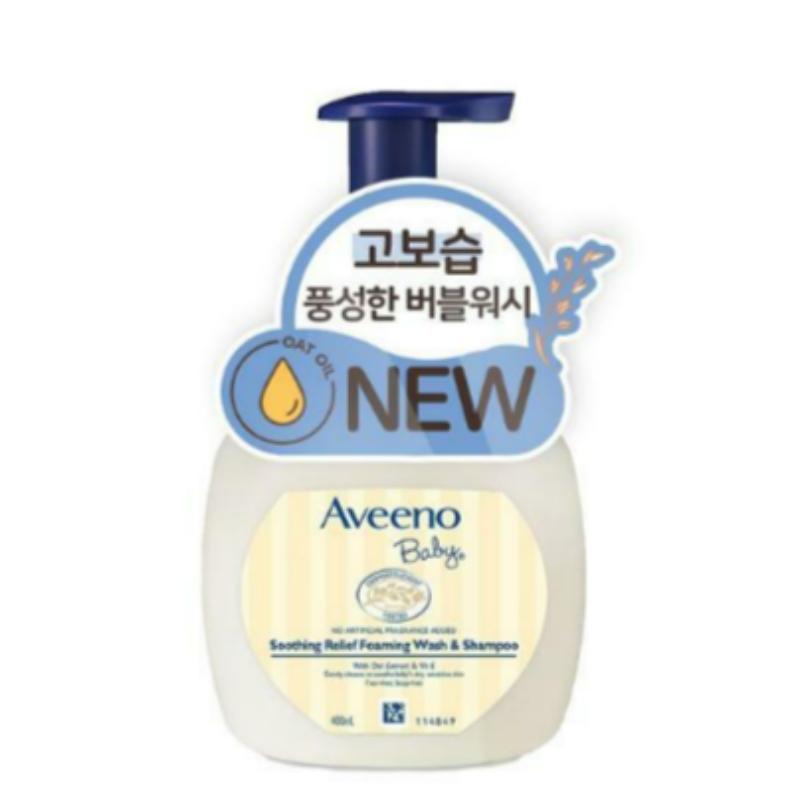 Aveeno Baby Soothing Relief Foaming Wash & Shampoo 400ml