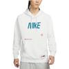 Nike CNY Serie Anno del Coniglio Abbigliamento Sportivo Stampa Logo con Lettere Felpa con Cappuccio in Maglia Foderata in Pile Uomo Top Bianco Summit FD4058-121