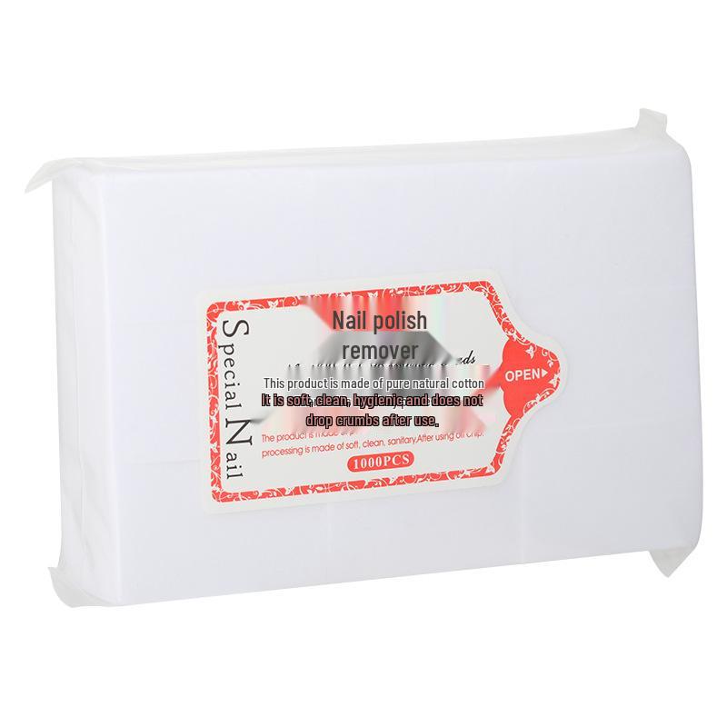 Lint-Free Nail Polish Remover Cotton Pads - Salon Quality Nail Cleaning Sheets