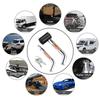Trailer Lock 360° Rotating Lock Head 5/8" Lock Shank For Truck RV Yacht Carbon Steel Trailer Hitch Lock AUTO Accessories