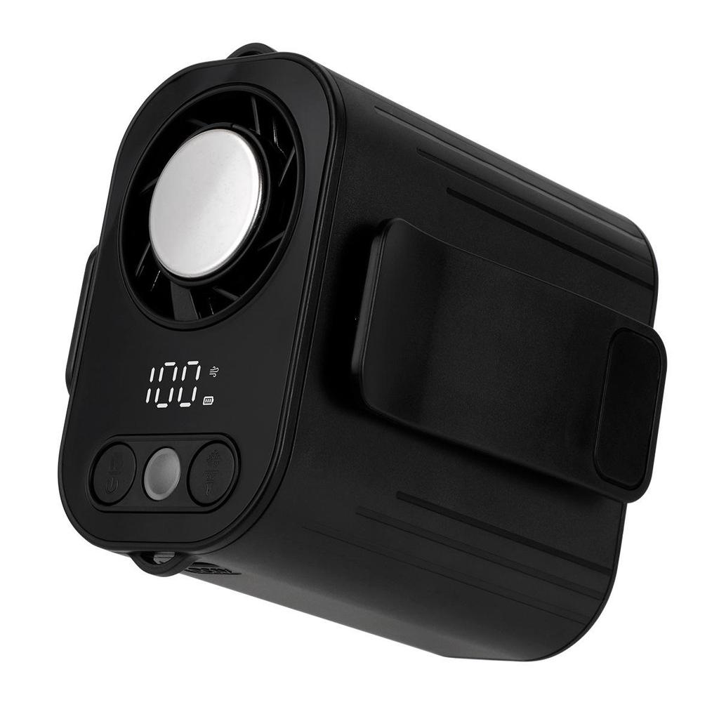 Portable Clip-On Waist Fan, High-Wind, Rechargeable - Perfect for Outdoor or Kitchen Use
