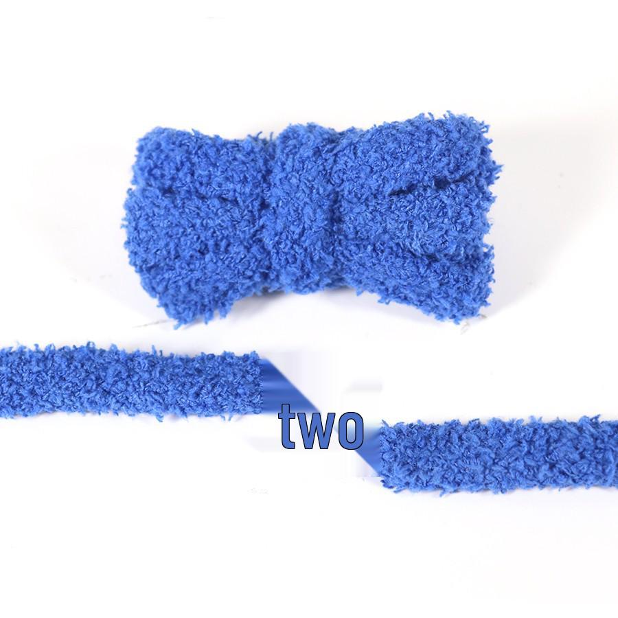 Kurokin Süße Girly Doppellagige 1,5 cm Plüsch-Schnürsenkel für Freizeit- & Skateschuhe