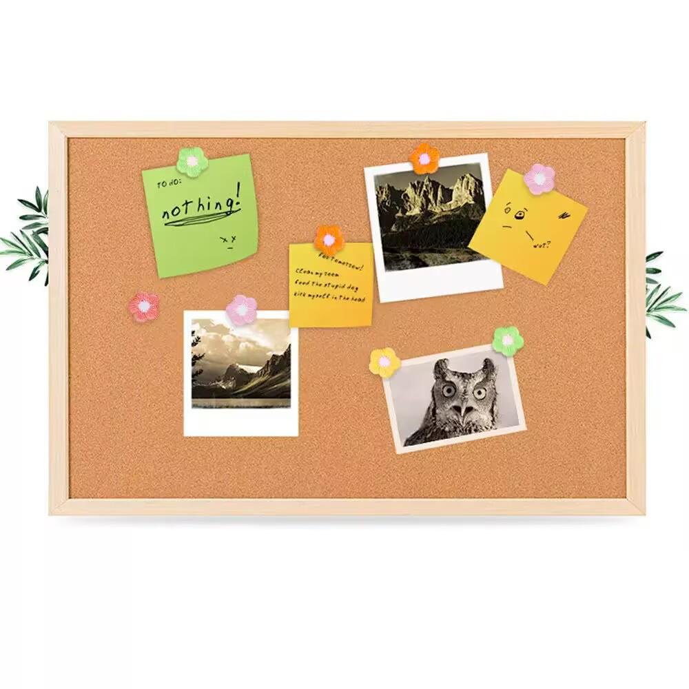 Multi-color Cross-stitch Flower Pushpins - Creative Fabric Flower Thumbtacks for Decoration