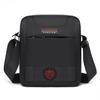 Casual Men Shoulder Bag With Letter Pattern And Polyester Lining For Work And Travel