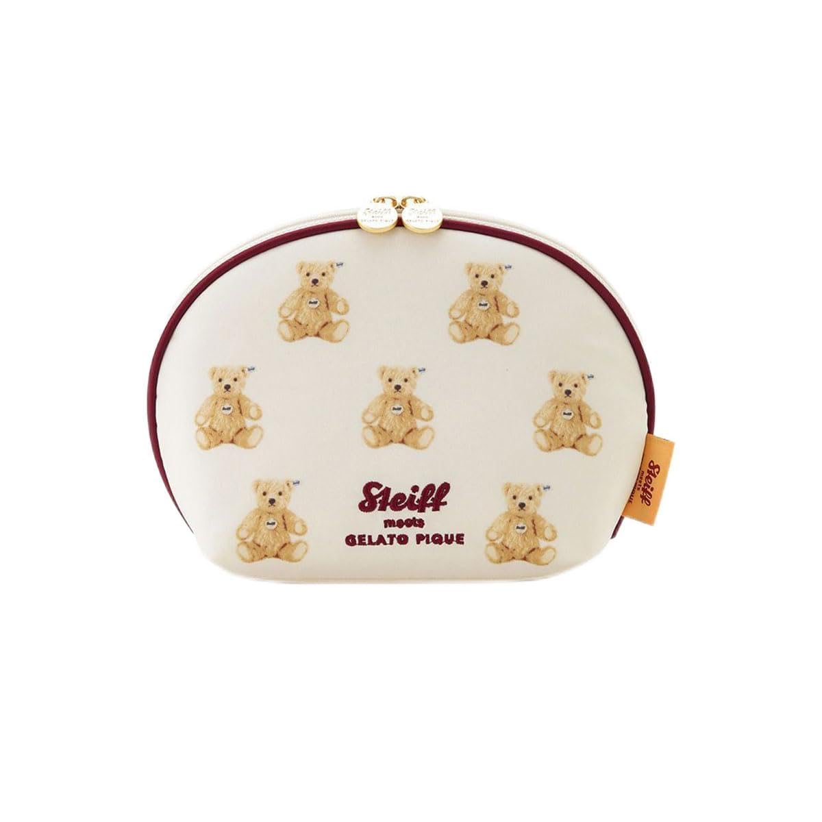 

Gelato Pique Print Pouch [Steiff] All-Over (CR-Cream, Free)