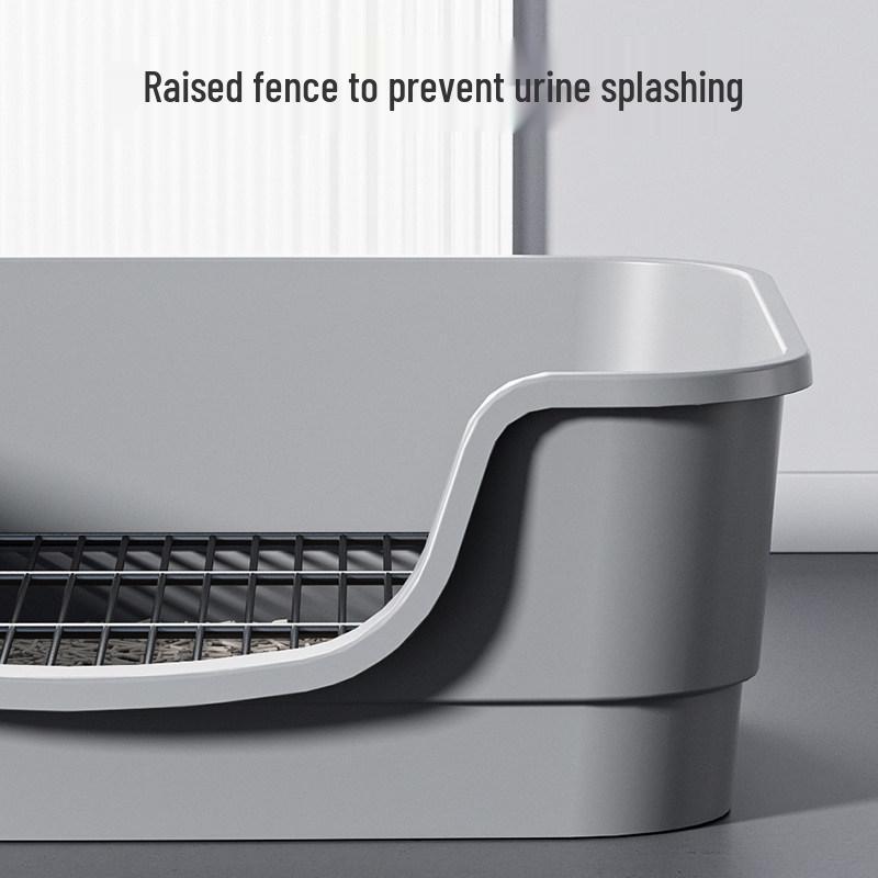 Dog Litter Box with Anti-Pee Pad Mesh Holder for Small, Medium, and Large Dogs