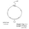 Charm Animal Dragonfly Pendant Double Layer Bracelet for Woman Wedding Stainless Steel Bracelets Engagement Fashion Jewelry
