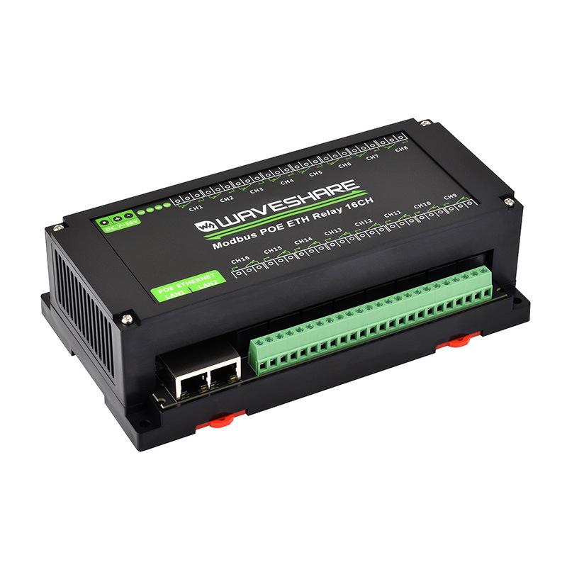 16-Kanal Ethernet-Relaismodul mit Modbus RTU/TCP und Isolationsschutz