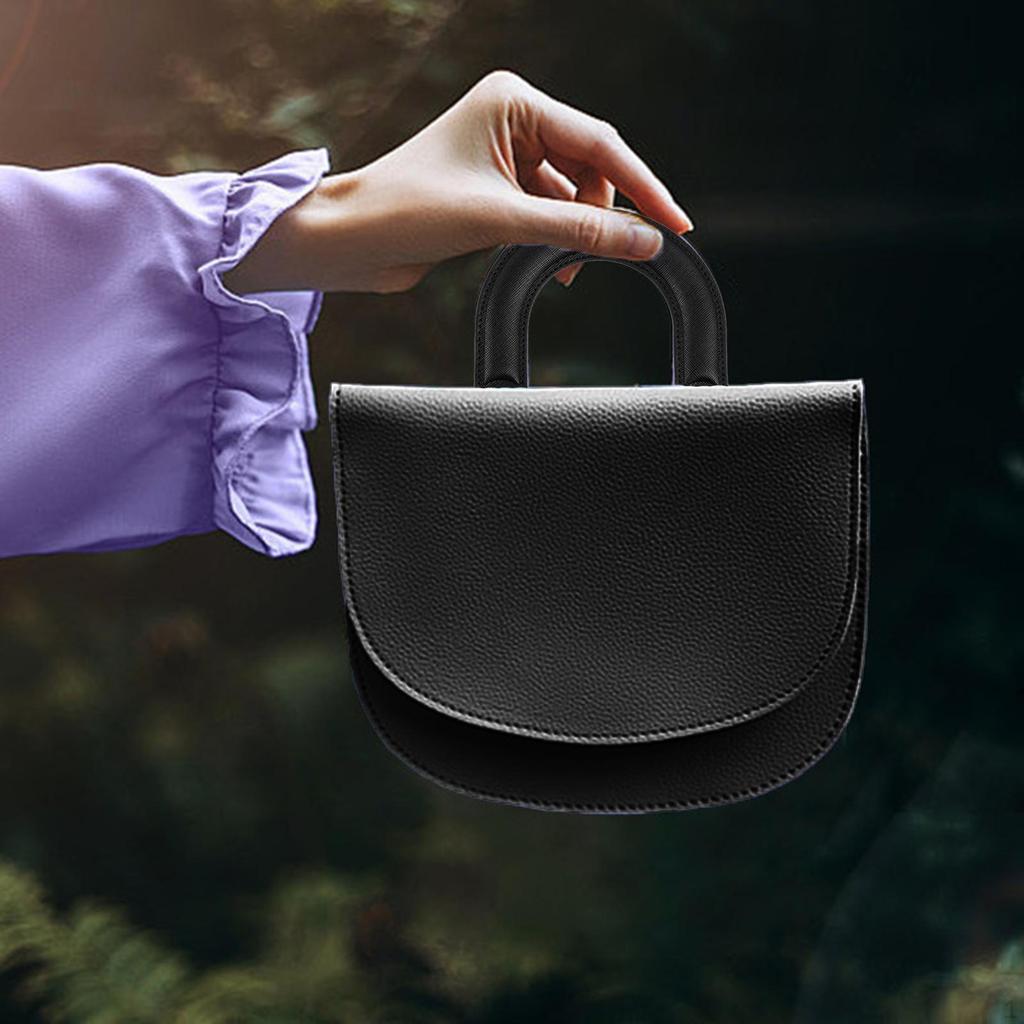 Manici per Borsa PU Portamonete Manico di Ricambio a Forma di U con Metallo Borsa a Mano