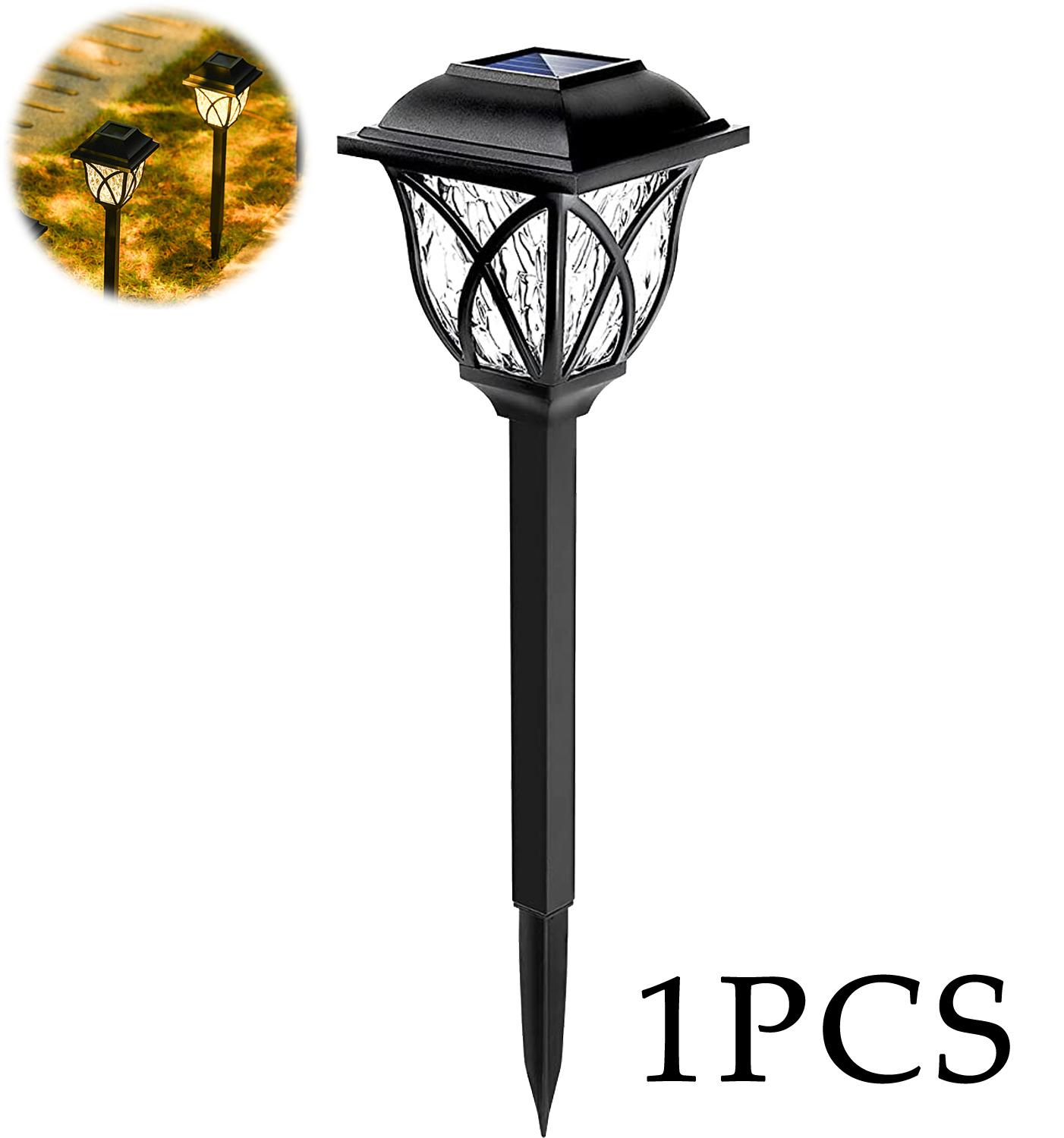 

8 шт., солнечные дворовые фонари, яркие газонные фонари, уличные водонепроницаемые светодиодные солнечные фонари, ландшафтные фонари