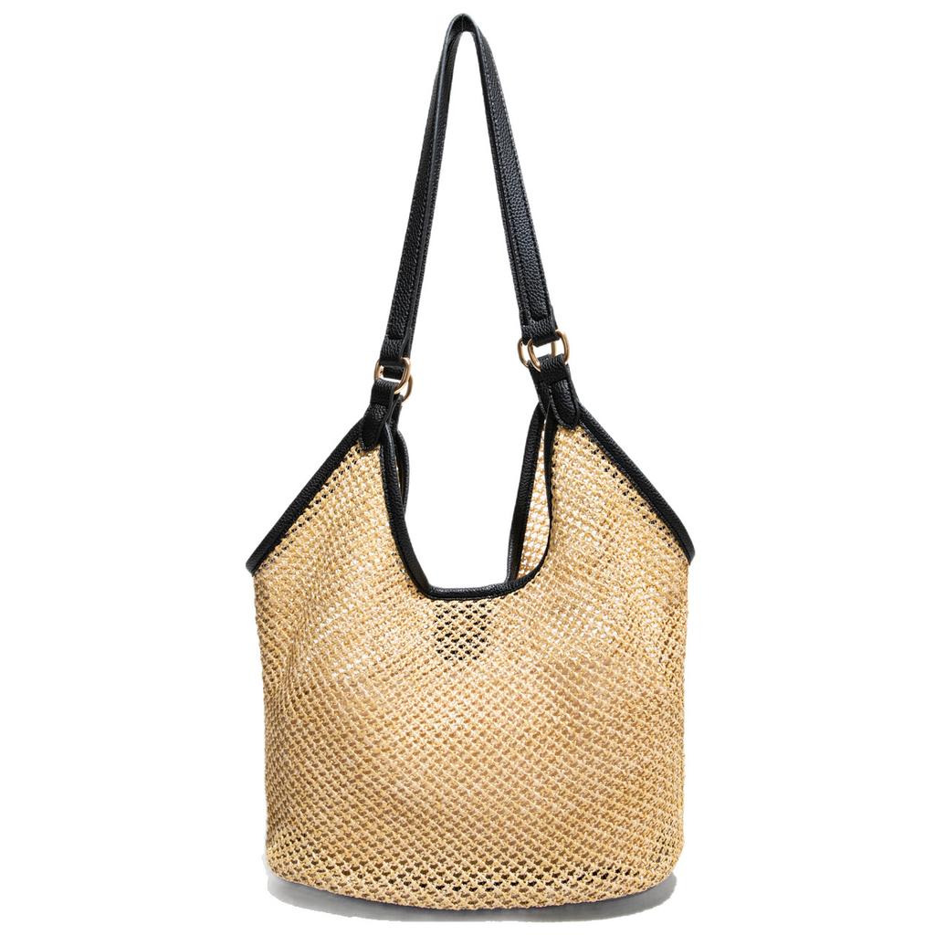 New Large-capacity Tote Bag Women's Casual Versatile Shoulder Vacation Beach Bag