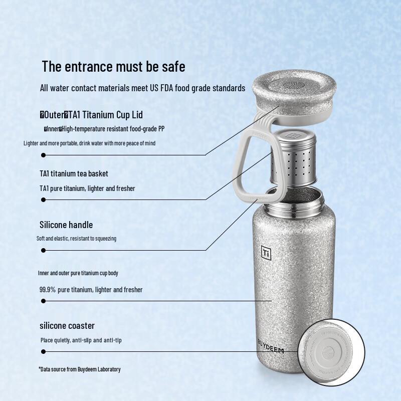 Beiding T101 Titanium Tea Infuser Thermos