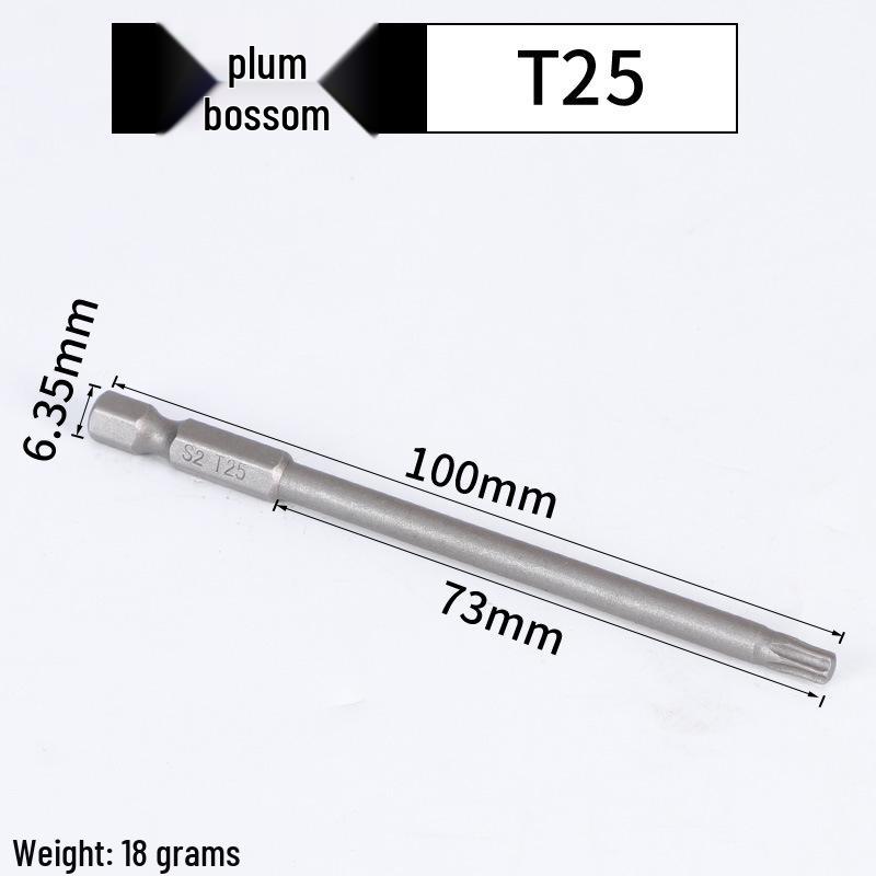 Magnetic Plum Blossom Screwdriver Replacement Bits T15 T20 T25 T30