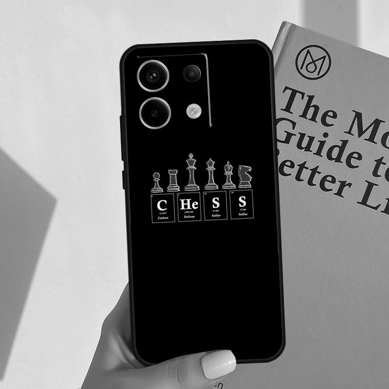 Chess Cover For Xiaomi Redmi Note 14 13 10 11 12 Pro 11S 12S Case For Redmi 15 14C 10C 12C 13C 15C