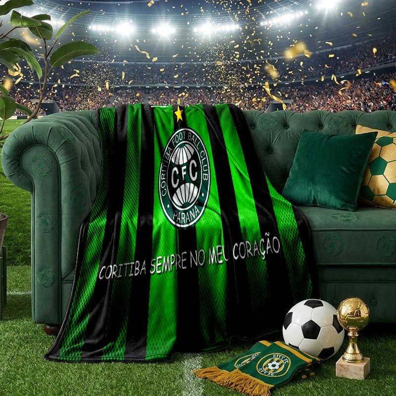 Coritiba Football Club Return Throws Blanket Flannel Blankets Plush for Couch Bed Gifts for Men Women Travel picnic blanket Christmas fan gifts