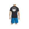 Nike Round Neck Letter Print Straight Fit Short Sleeve T-Shirt Men Tops Black DQ1880-010