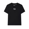 Fila Original Comfortable Knit Short Sleeve T-Shirt Women Tops Black F11W519103F-BK