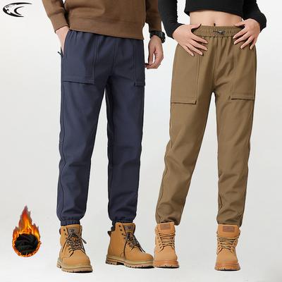 Zimowe Grube Polarowe Spodnie Męskie Damskie Wodoodporne Wiatroodporne Ciepłe Spodnie Jogger Unisex Turystyka Kemping Wspinaczka Narciarstwo Spodnie