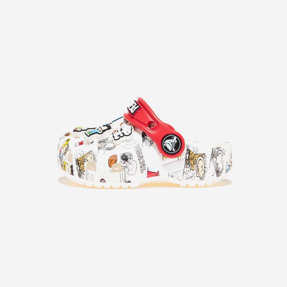 

Crocs Сабо Peanuts Classic для малышей Crs208631 Белый Мульти 150