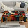 Lange Rechteckige Lebendige Ethnische Print Polyester Tischdecke Design mit Geometrischen Mustern in Rot Esstische, Kaffeetische