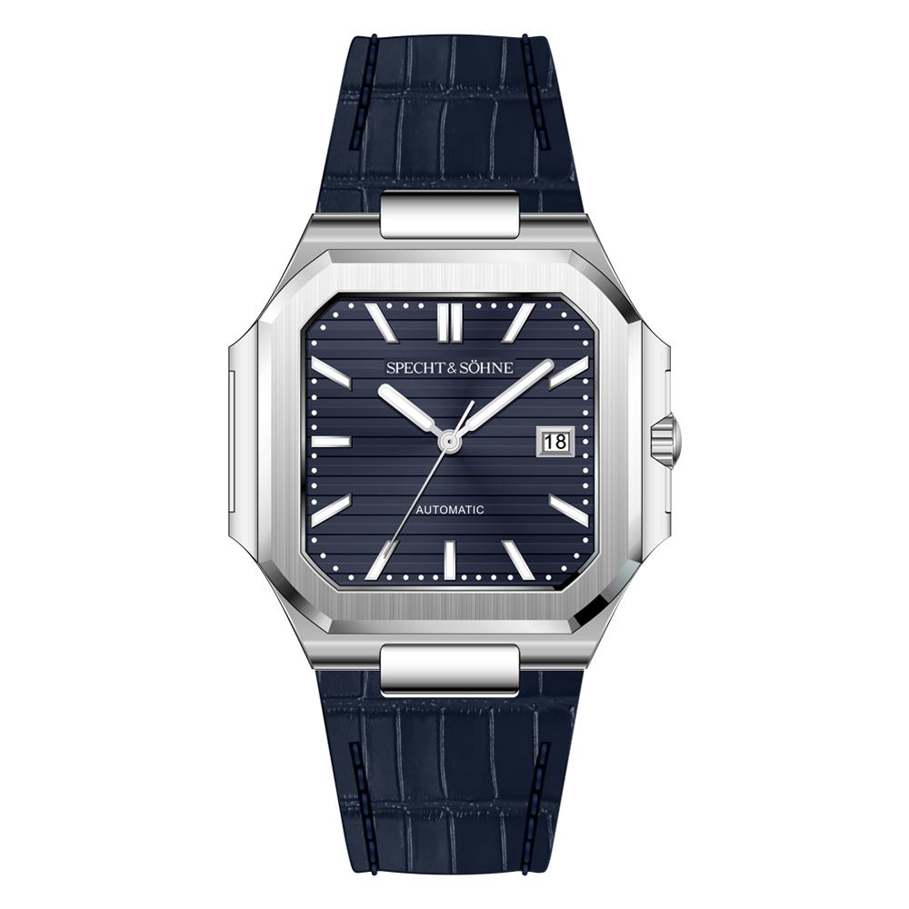 Specht & Söhne 2025 New Luxury Men's Watch 41MM Rose Gold Automatic Mechanical Wriswatch Genunie Leather Sports Watches 5Bar