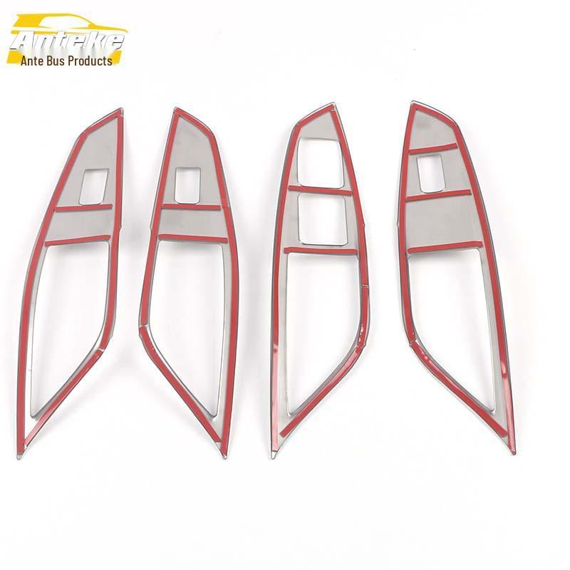 Oshan X5 Window Lift Decorative Sequin Frame & Armrest Button Car Accessory