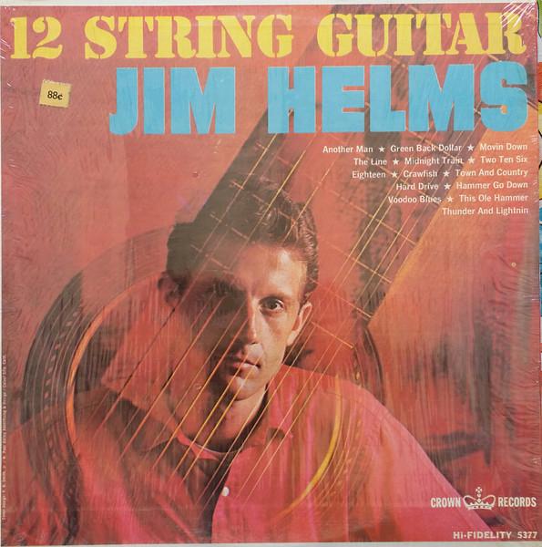 

Виниловая пластинка JIM HELMS 12-струнная гитара 5377 Crown Records 1963 США Рок Б/у